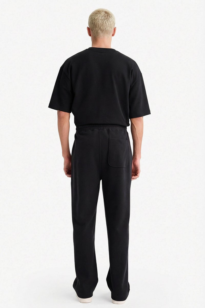 DeFacto Black Man Relax Fit Trousers Casual - Image 5